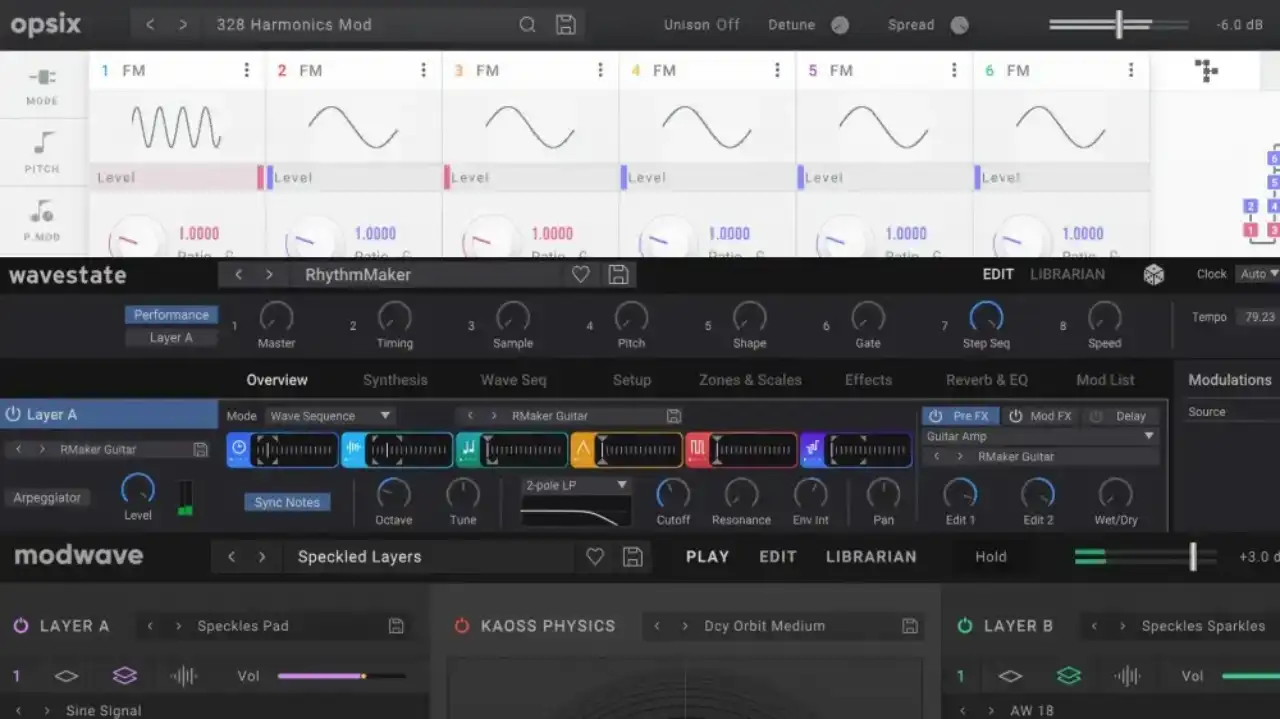 音作りの沼へようこそ。KORG「opsix」「wavestate」「modwave」比較レビュー！あなたの音楽に刺さる一台は？ - Dockpod